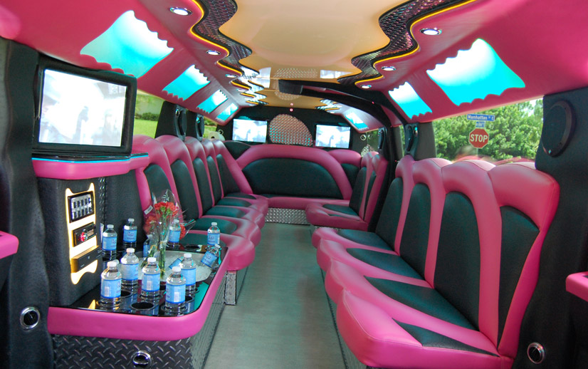 Coalville Pink Hummer Limo